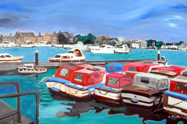 Boats on Oulton Broad