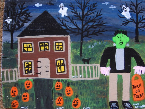Frankie Goes Trick or Treating