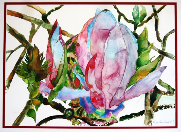 Magnolia on yupo