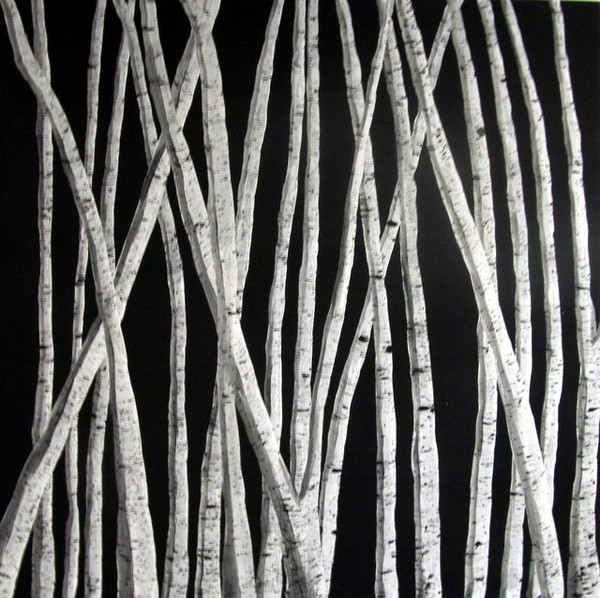 Midnight Birches