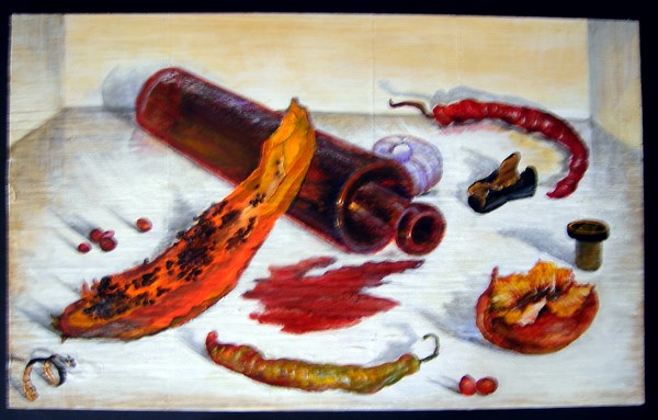 Still Life with Papaya