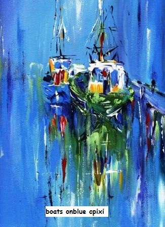 Blue boats