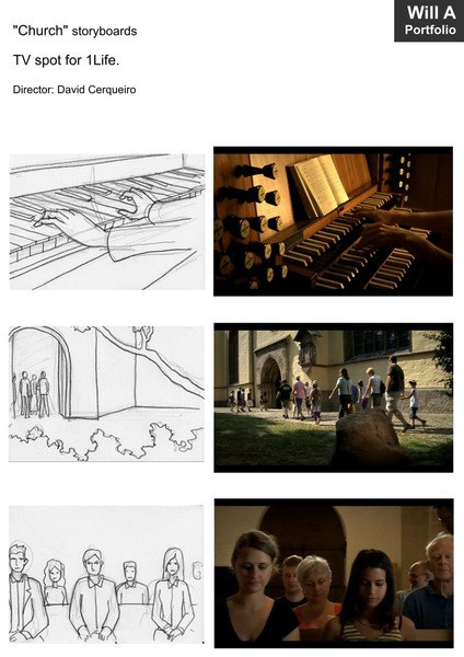 1Life Church Spot Storyboard 01