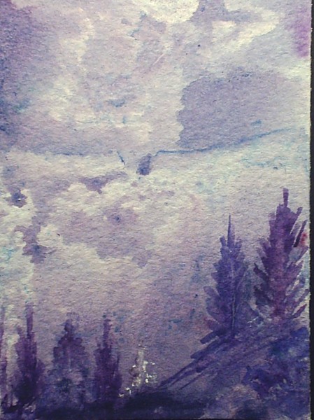 above the clouds