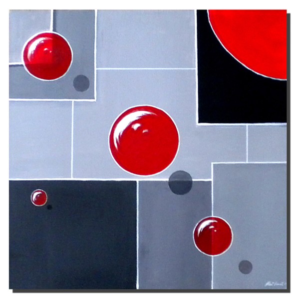 five red balls