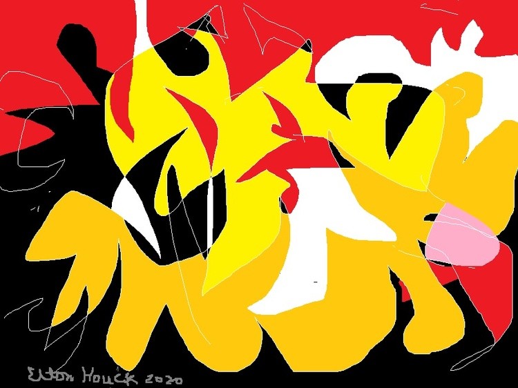 The Coca Cabana...(c) 2020,,elton houck...digital--Coca Cabana art...