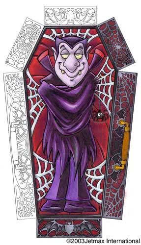 Drac Coffin art