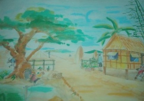 Traditional Filipino farm