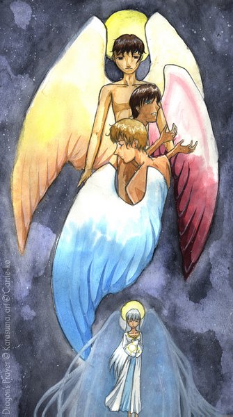 Three Angels and a Goddess