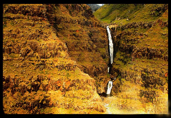 CANYON FALLS FROM HELE