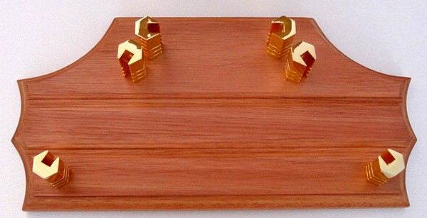 Lyptus Wood Multiple 3 Business Card Holder