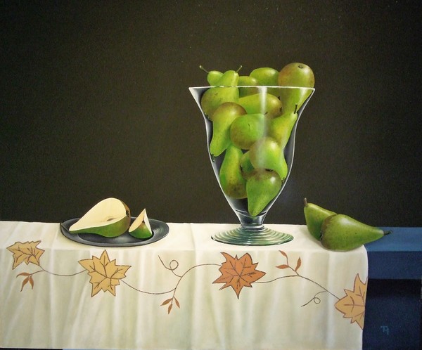 Vaas met peren