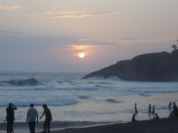 Sunset at Kovalam