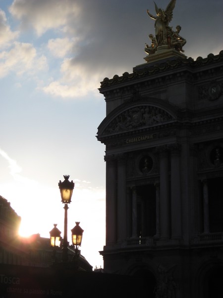 The Angel of Music Conducts the Sunset