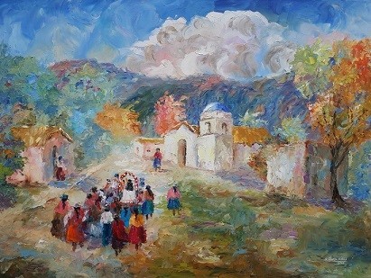 LA LLEGADA DE LA VIRGENCITA