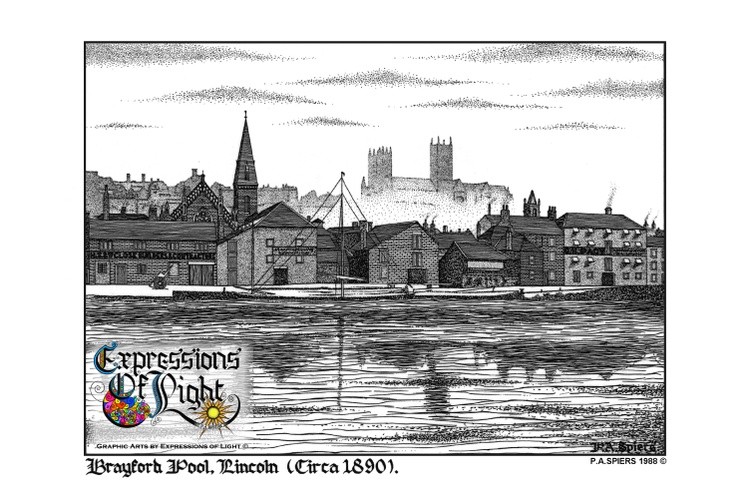 ExpoLight-Graphic-Arts-Lincoln-City-Brayford-Pool-1988-0001 (Pen-&-Ink-Mono-SP)