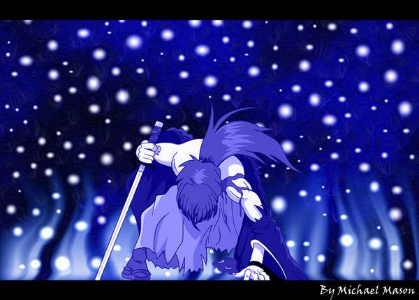 Kenshin in snow