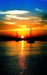 SUNSET IN GULF, FLORIDA