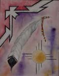 one feather