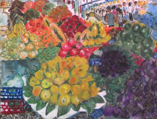 Fruit market in Spain