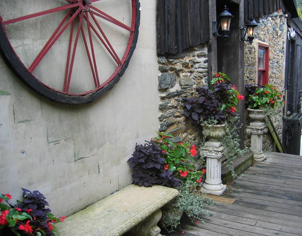 Harpers Ferry Wheel with Flowers