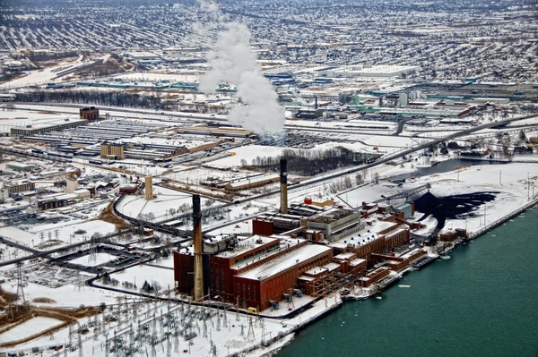 Huntley power plant near Buffalo, New York