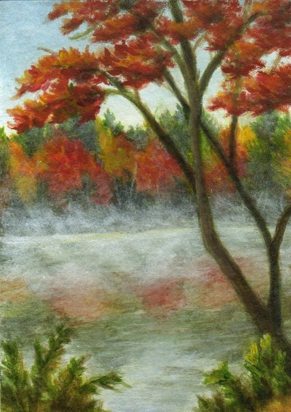 ACEO - Misty Morning