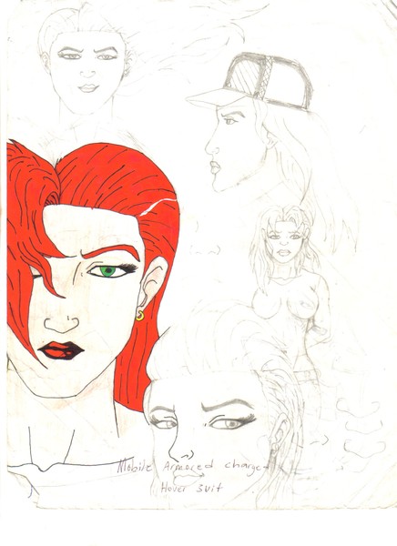 femal facial views