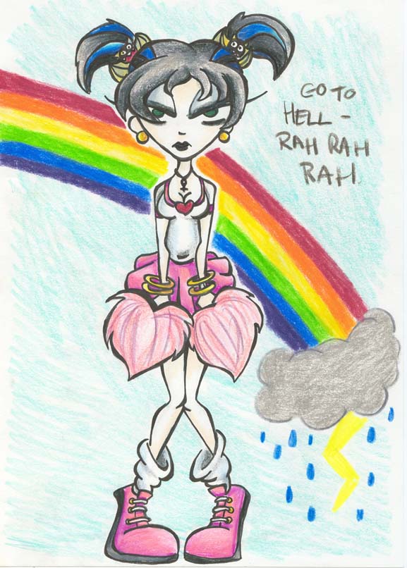 Gothic cheer leading