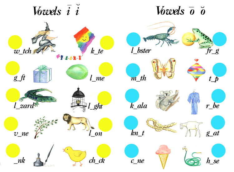 Vowels-I-O