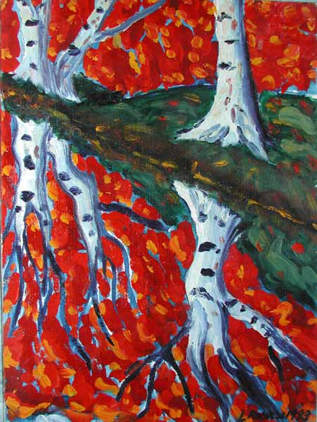 Birch Reflections