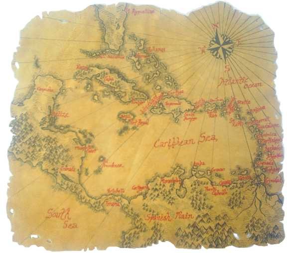 The Caribbean Map