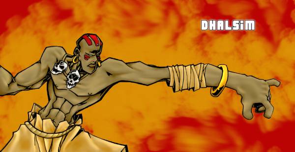 Dhalsim colors