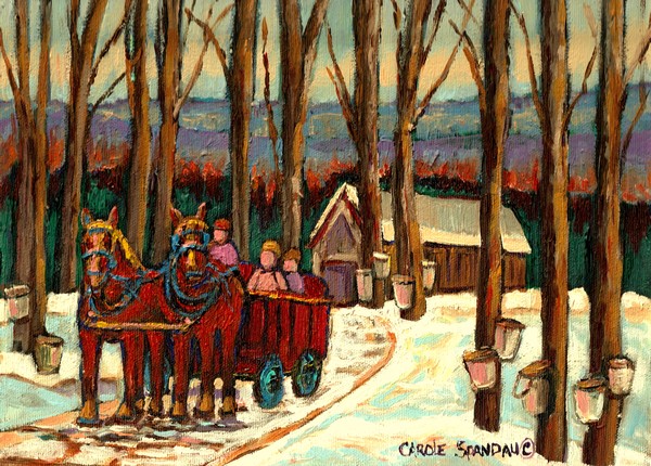 MAPLE SYRUP AT THE SUGAR SHACK