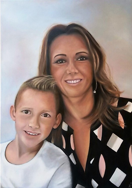 Mother and son