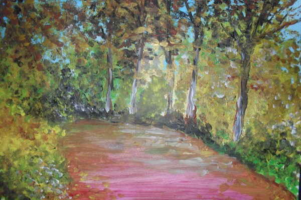 a walk through the trees