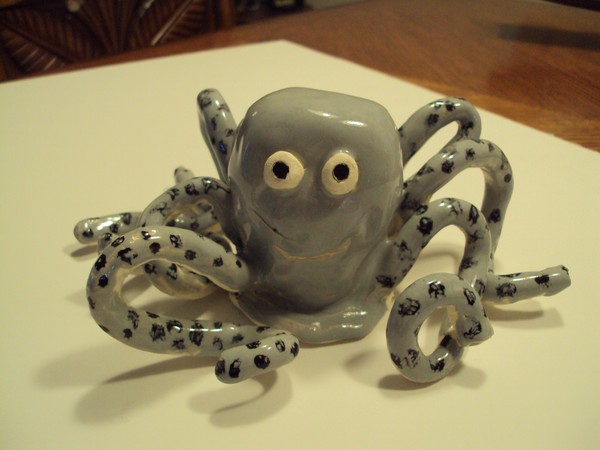 ceramic octopus SOLD
