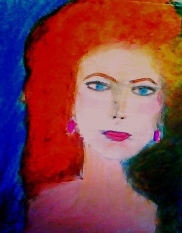 The Blue eyed lady