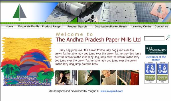 Web page of APPM