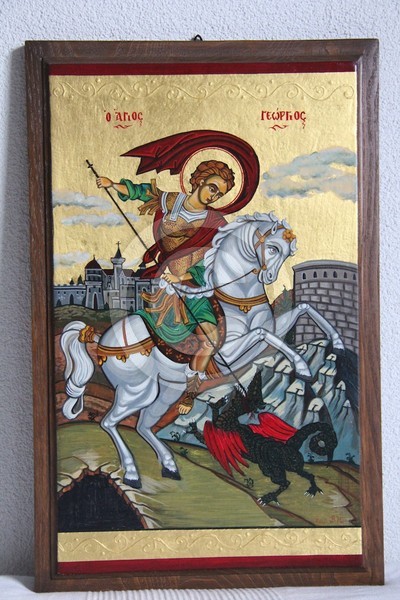 Saint George and the dragon