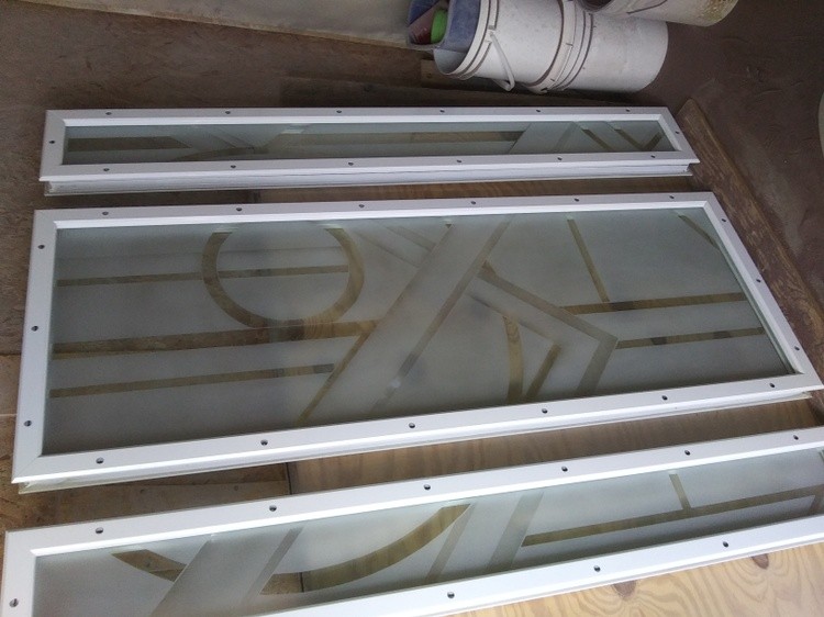 single entry on impact glass