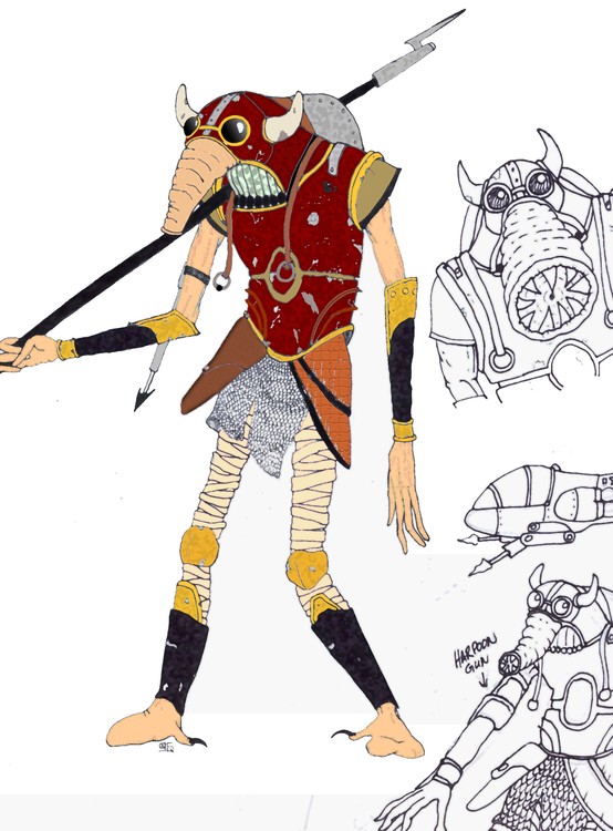 Alien character model