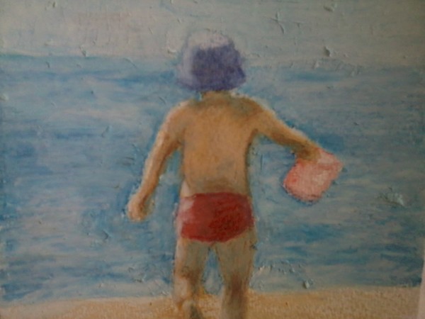 On the beach