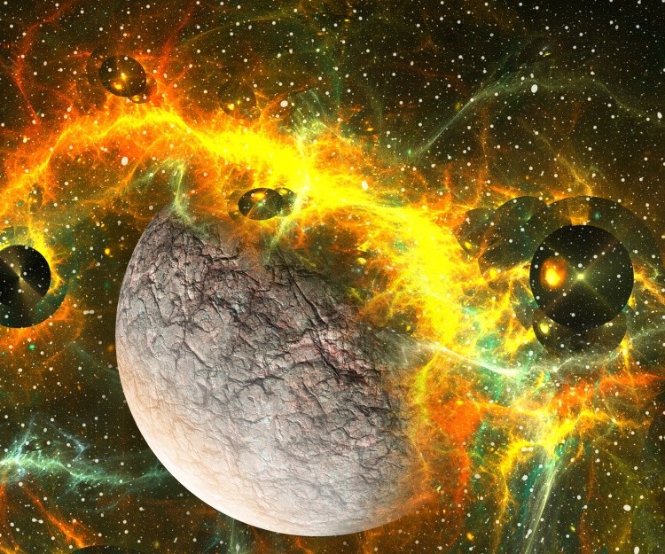 Planet with corona