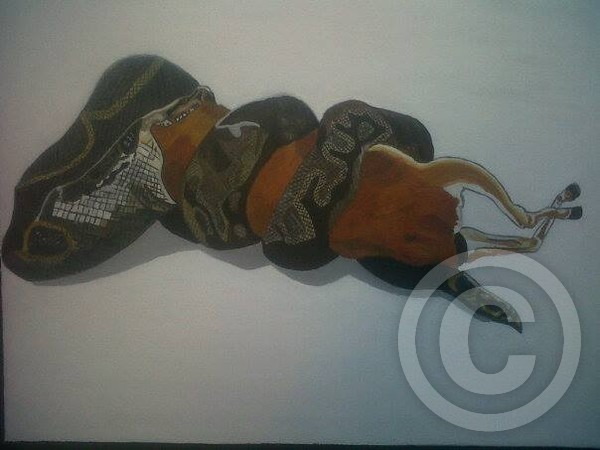 Feast painting Python 