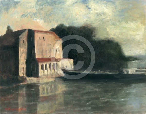 Küste 45x35 oil on canvas