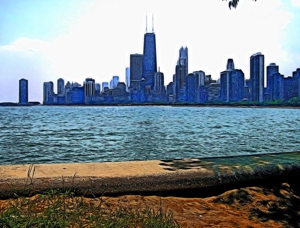 Chicago Plastic Wrapped Paint