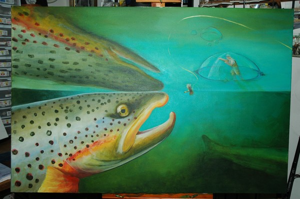 Trout Feeding