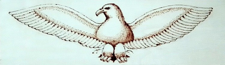 Woodburning American Eagle