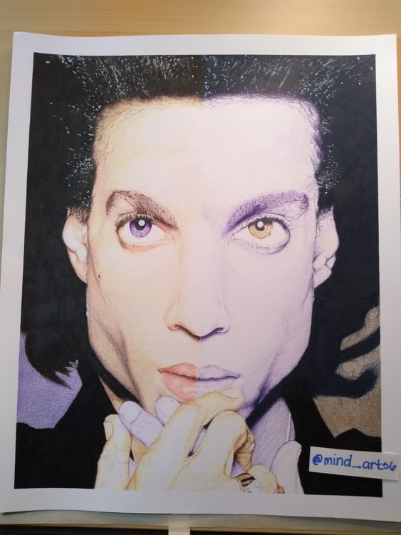 Prince realism portrait